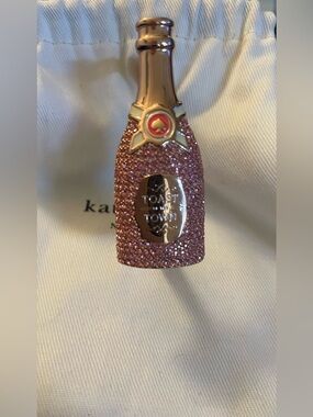 Kate Spade Make Magic Pink Champagne Toast Of The Town Bottle Bracelet